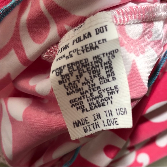 Pink Polka Dot floral Coverup dress with ruffle - Picture 7 of 8